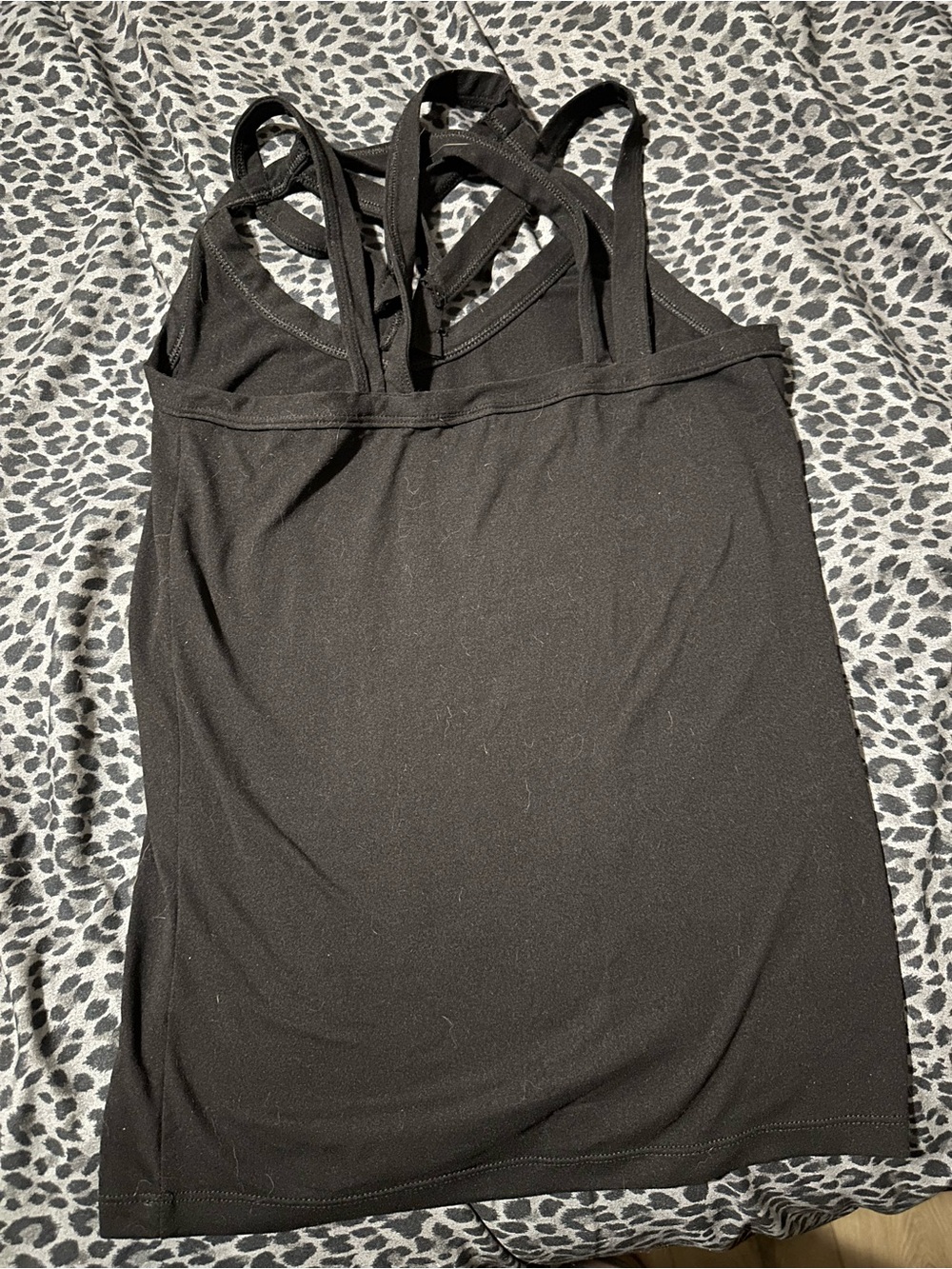 Daytrip Black Strappy Tank - Picture 2 of 3